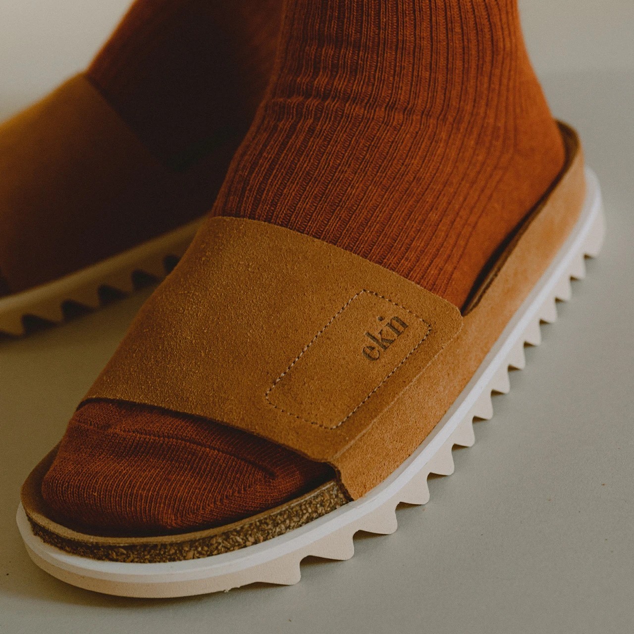 Palm Sandal Camel