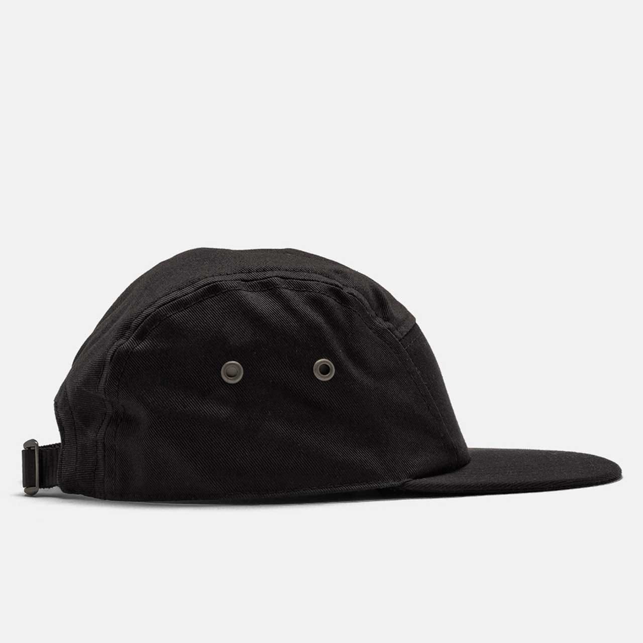 Five Panel Cap / Black Canvas