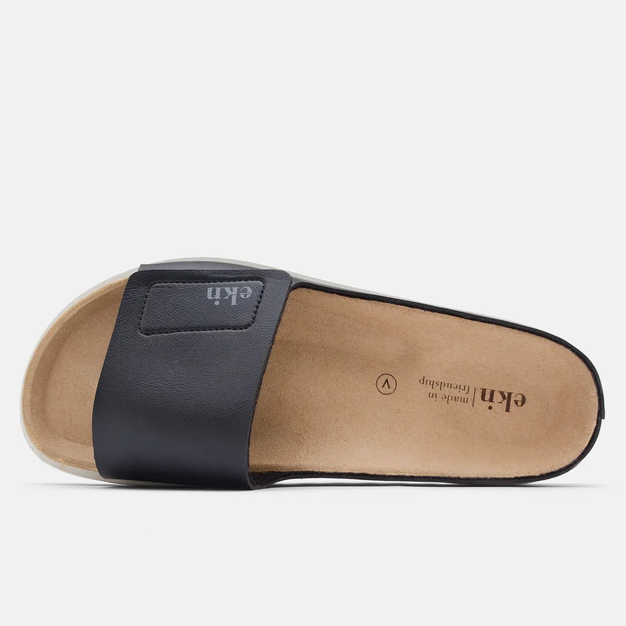 Palm Sandal Black Vegan