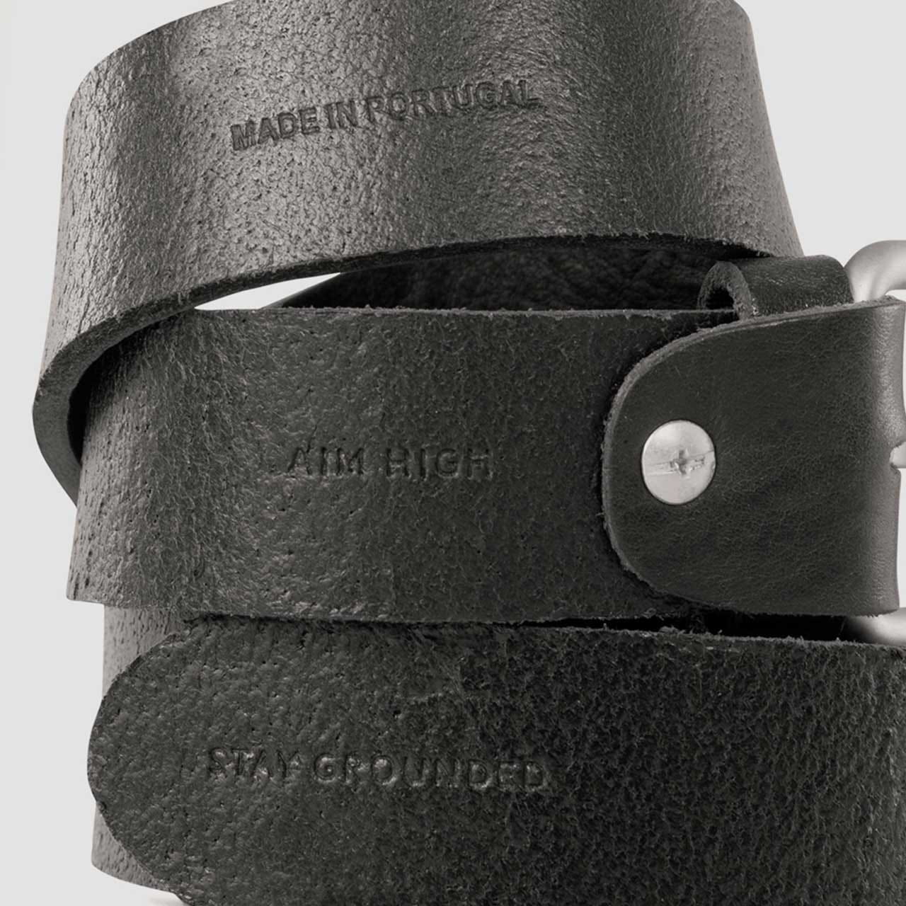 Belt Black Leather 3cm