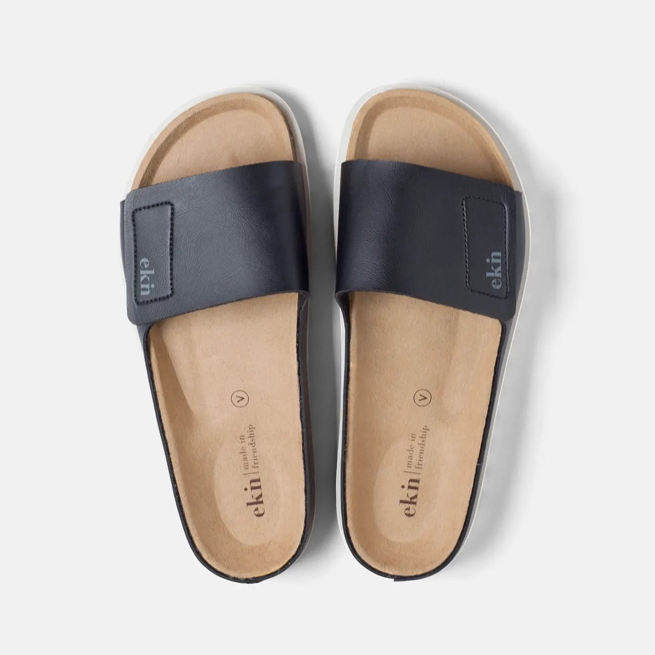 Palm Sandal Black Vegan