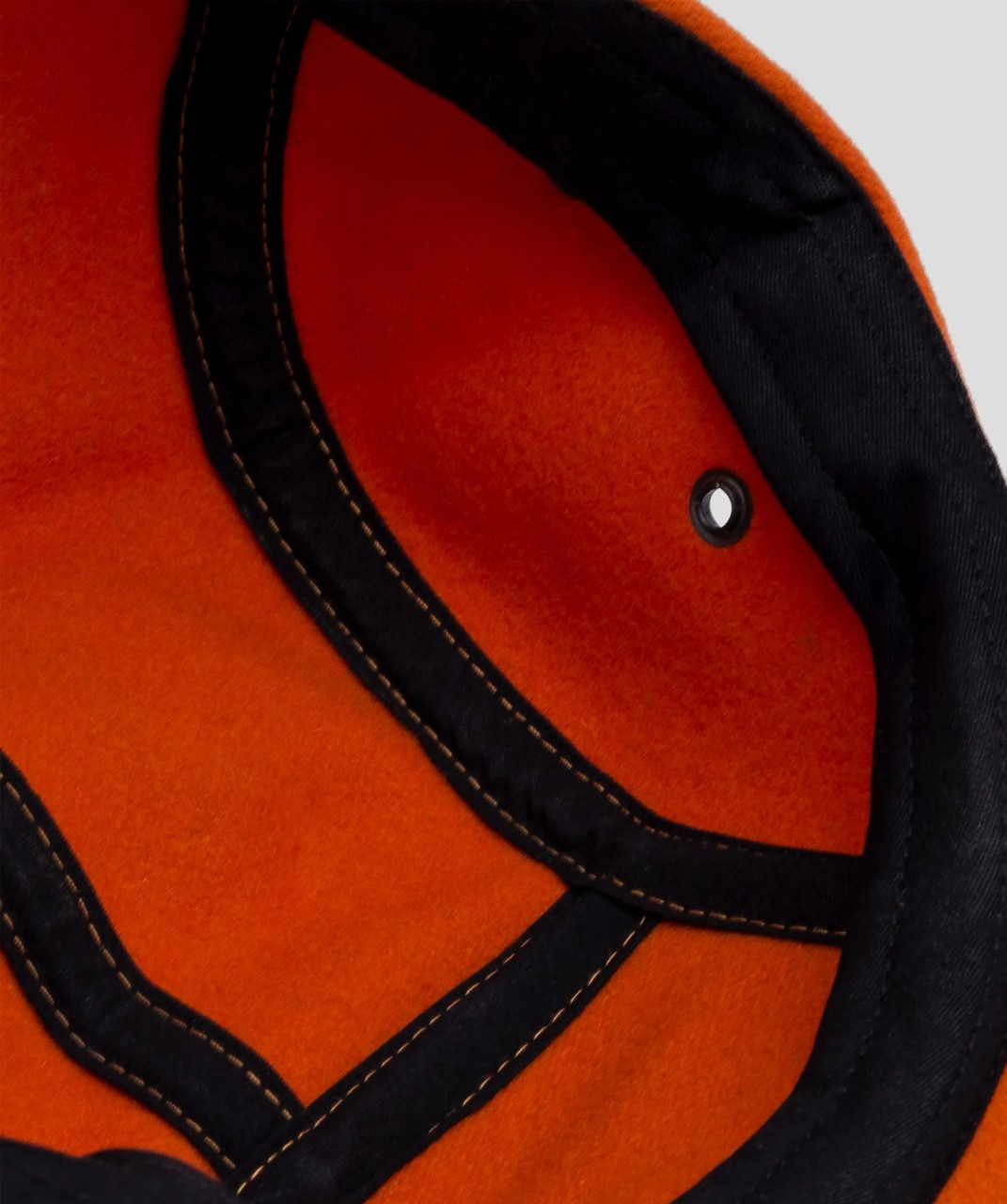 Five Panel Cap Wool Orange