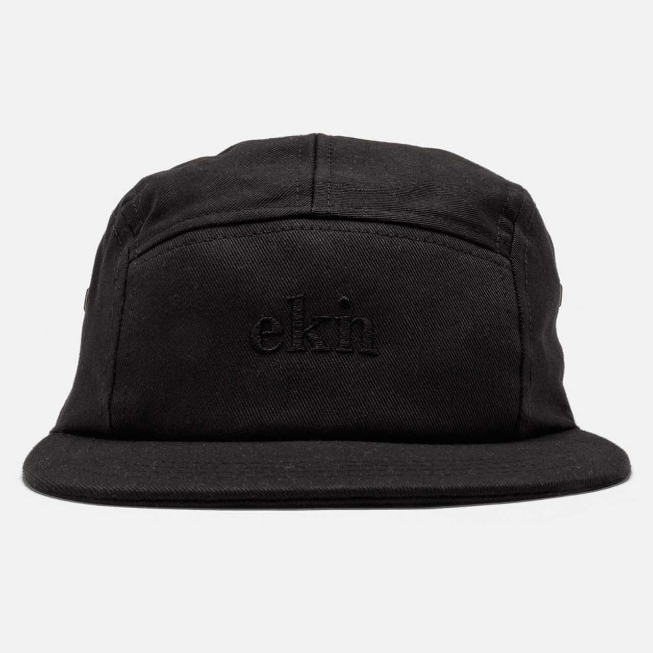 Five Panel Cap / Black Canvas