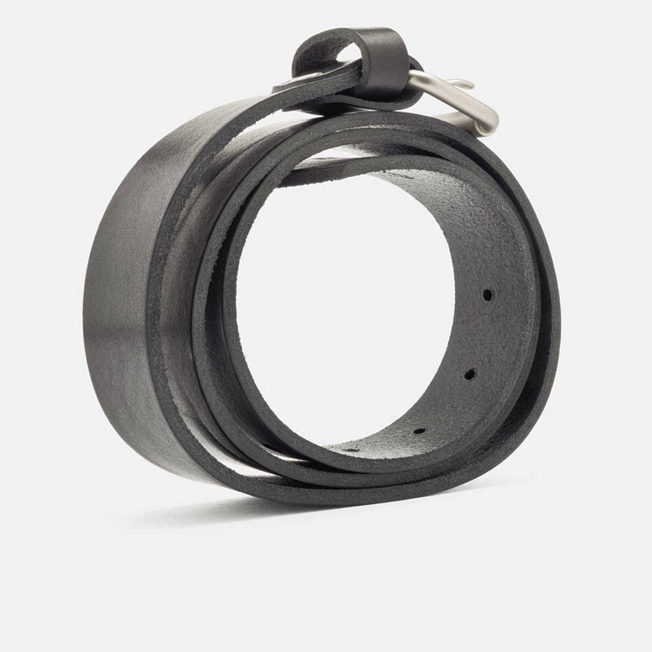 Belt Black Leather 3cm