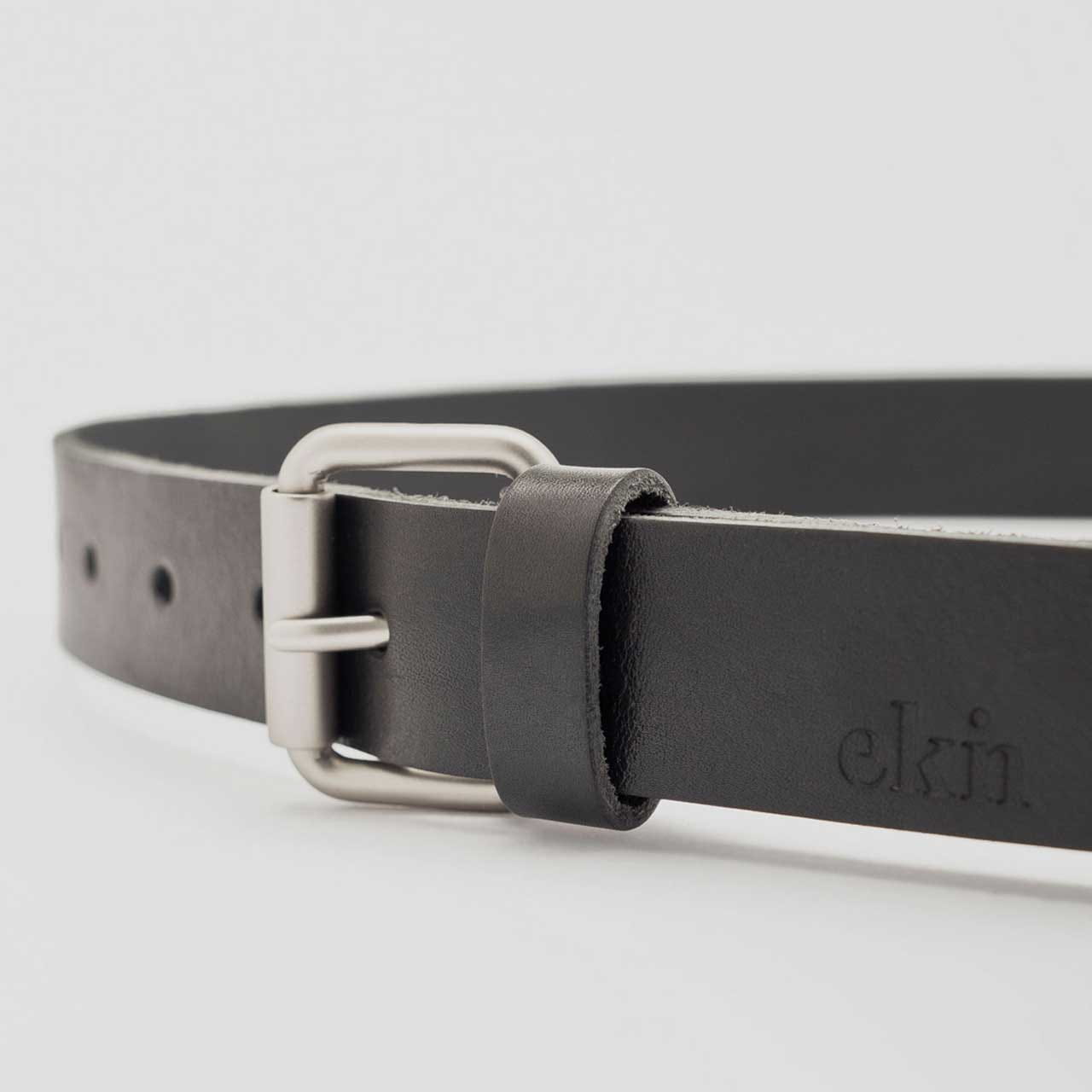 Belt Black Leather 3cm