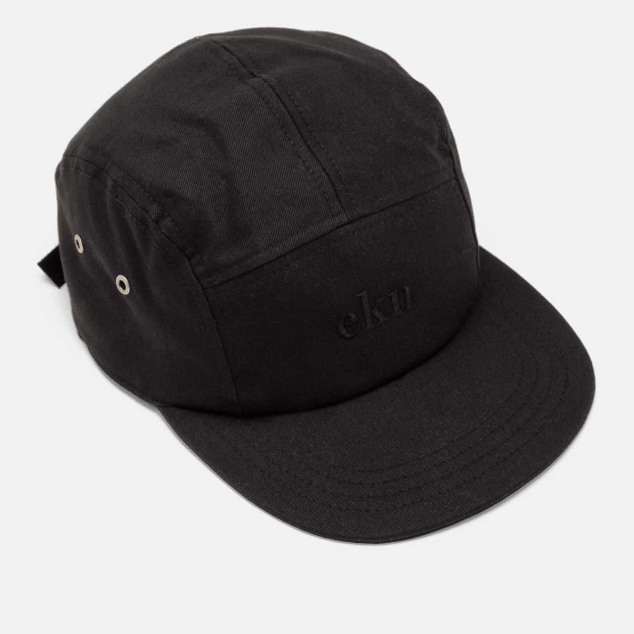 Five Panel Cap / Black Canvas
